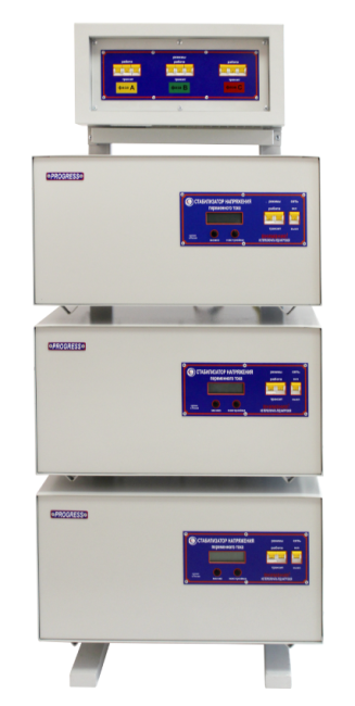 Трехфазный стабилизатор напряжения PROGRESS 36000Т -30-3 в Пятигорске